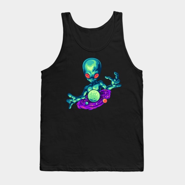 Extraterrestrial Tank Top by Katheryn's Studio